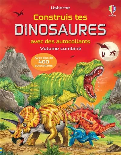 Construis tes dinosaures avec des autocollants : Volume combiné