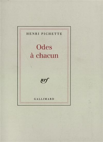 Odes à chacun