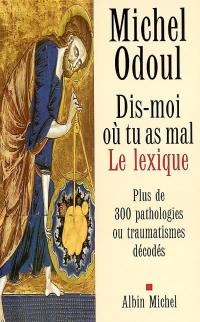 Dis-moi où tu as mal : le lexique