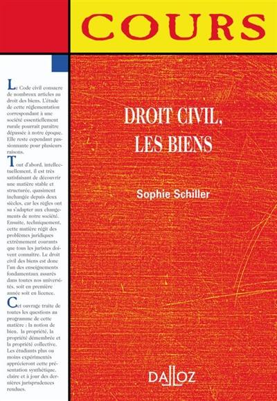 Droit civil : les biens