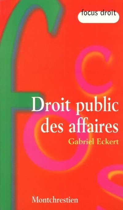 Droit public des affaires