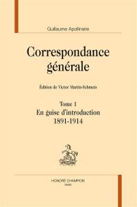 Correspondance générale