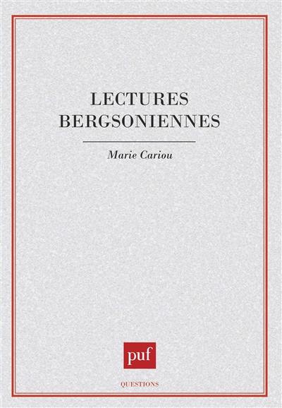 Lectures bergsoniennes