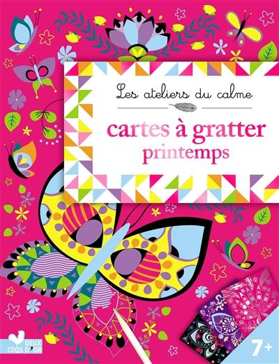 Printemps : cartes à gratter