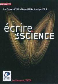 Ecrire la science