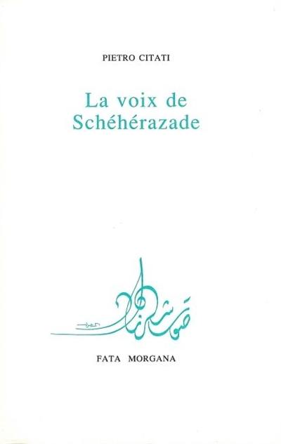 La voix de Schéhérazade