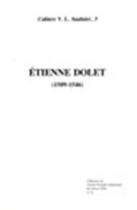 Etienne Dolet : 1509-1546