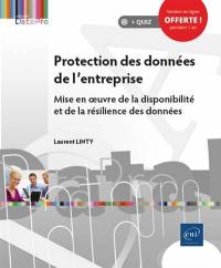 Protection des données de l'entreprise : mise en oeuvre de la disponibiltié et de la résilience des données