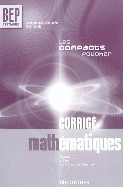 Mathématiques : corrigé