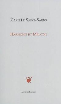 Harmonie et mélodie