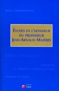 Etudes offertes au professeur Mazères