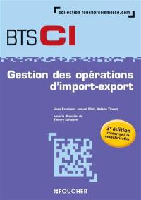 Gestion des opérations d'import-export, BTS CI