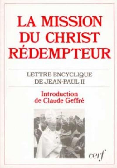 La Mission du Christ rédempteur