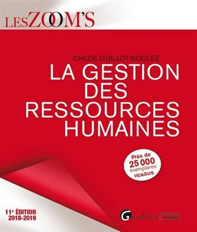 La gestion des ressources humaines : 2018-2019