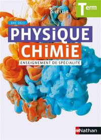 Physique chimie terminale, enseignement de spécialité : bac 2021