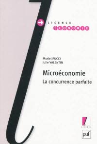 Microéconomie, la concurrence parfaite