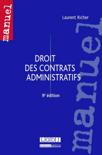 Droit des contrats administratifs