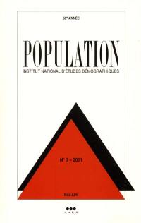 Population, n° 3 (2001). Hommage à Gérard Calot