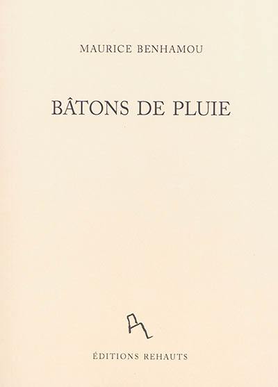 Bâtons de pluie