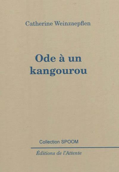 Ode à un kangourou