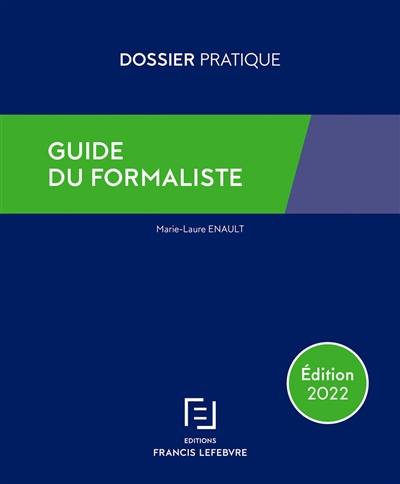 Guide du formaliste 2022