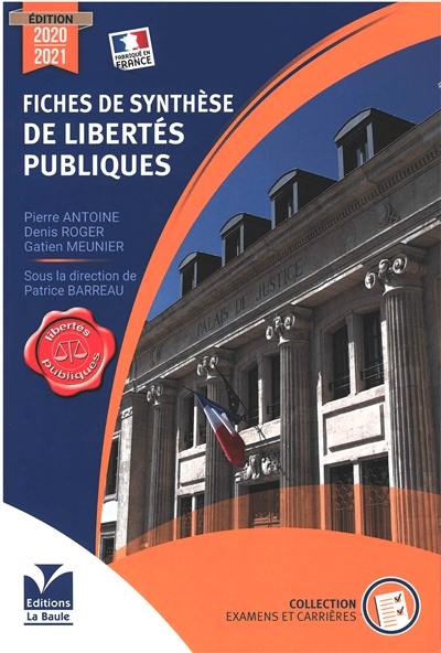 Fiches de synthèse de libertés publiques