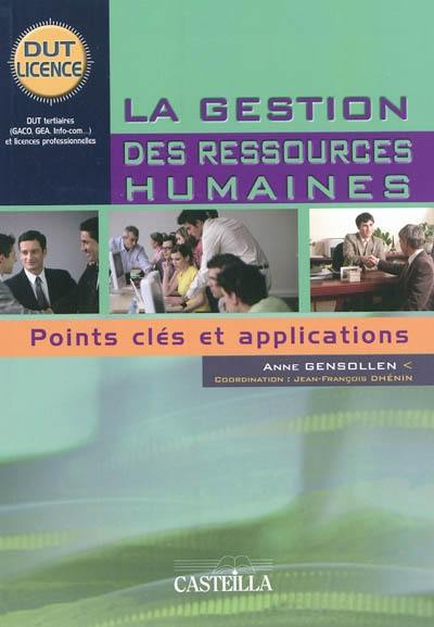 La gestion des ressources humaines : points clés et applications