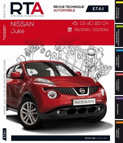 Revue technique automobile, n° B792. Nissan Juke : 2010-09