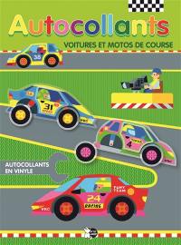 Autocollants voitures et motos de course : autocollants en vinyle