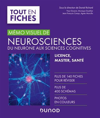 Mémo visuel de neurosciences : du neurone aux sciences cognitives : licence, master, santé