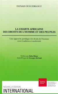 La Charte africaine des droits de l'homme et des peuples