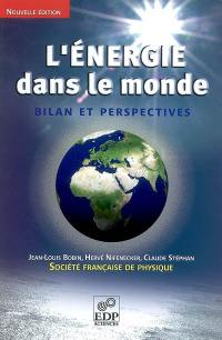 L'énergie dans le monde : bilan et perspectives