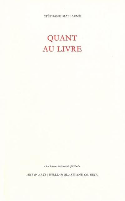 Le livre, instrument spirituel