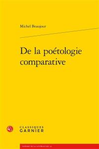 De la poétologie comparative