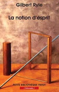 La notion d'esprit : pour une critique des concepts mentaux