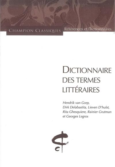 Dictionnaire des termes littéraires