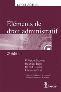 Eléments de droit administratif