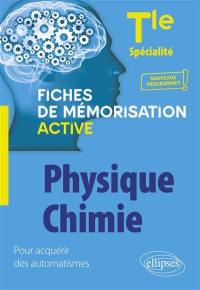 Spécialité physique chimie terminale : nouveaux programmes