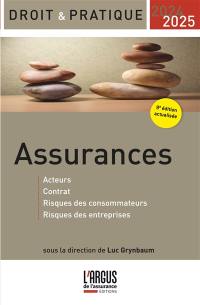 Assurances 2024-2025 : acteurs, contrat, risques des consommateurs, risques des entreprises