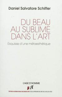 Du beau au sublime dans l'art : esquisse d'une métaesthétique