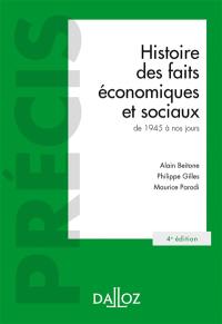 Histoire des faits économiques et sociaux : de 1945 à nos jours