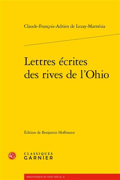 Lettres écrites des rives de l'Ohio