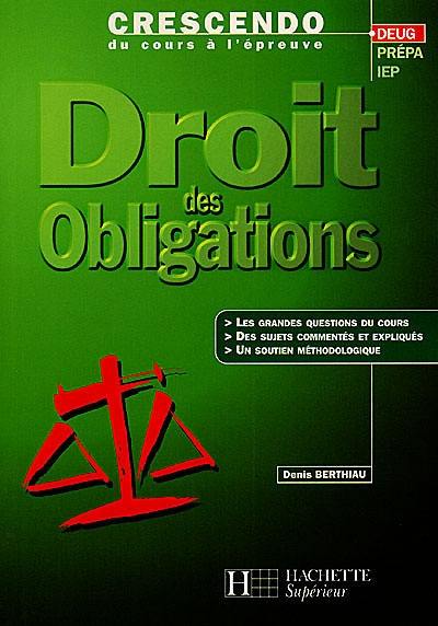 Droit des obligations