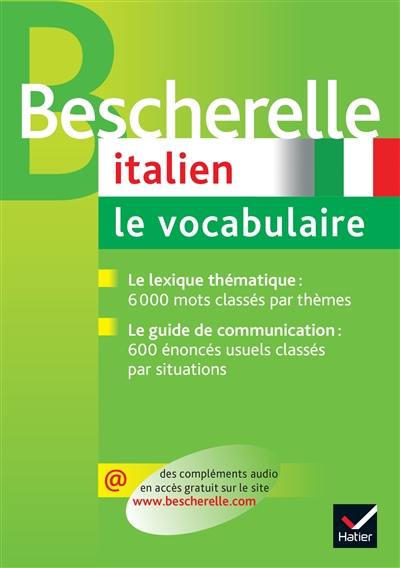 Italien, le vocabulaire