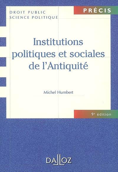 Institutions politiques et sociales de l'Antiquité