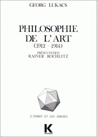 Philosophie de l'art : 1912-1914, premiers écrits sur l'esthétique