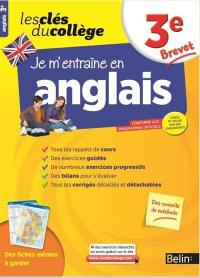 Je m'entraîne en anglais, 3e