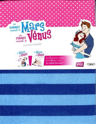 Les hommes viennent de Mars, les femmes viennent de Vénus : coffret BD