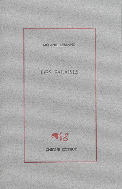 Des falaises