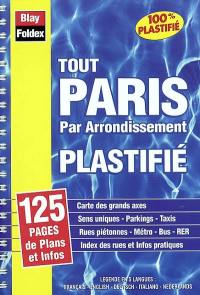 Tout Paris par arrondissement, plastifié